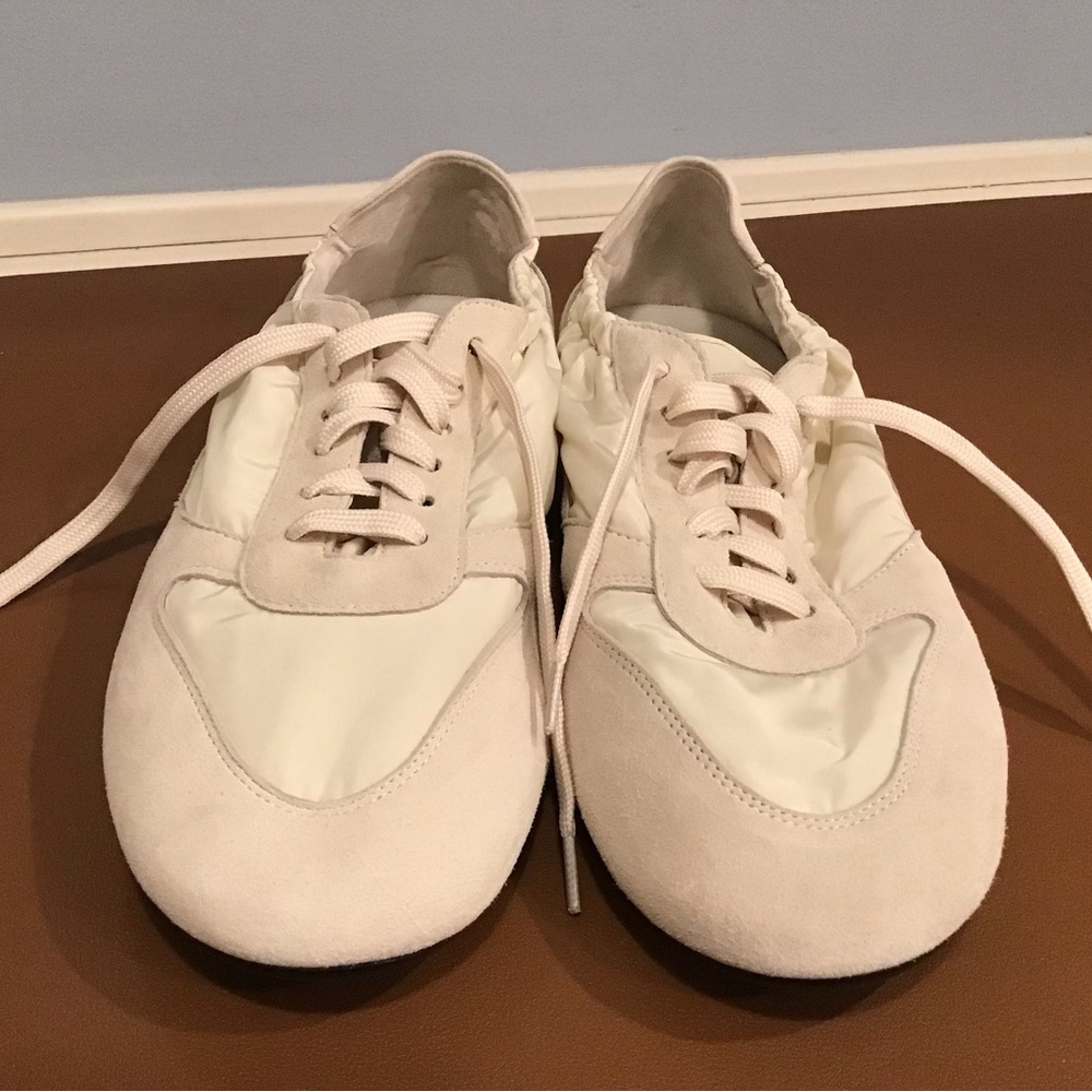 Women's Cream Sneakers SZ 8 1/2 - Picture 6 of 7